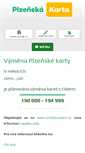 Mobile Screenshot of plzenskakarta.cz